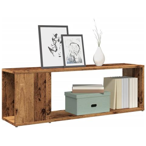 Mobile Porta Tv Legno Antico 100x24x32 Cm In Legno Multistrato - Foto 1
