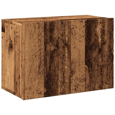 Mobile Tv A Parete Legno Antico 60x30x41 Cm - Foto 2