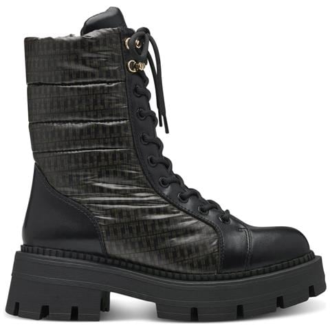 Black Casual Closed Booties Stivaletti Sintetico E Tessile Scarpe Donna Nero Eu 37, 1-26232-41 098 - Foto 2