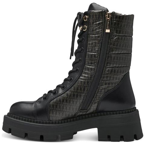 Black Casual Closed Booties Stivaletti Sintetico E Tessile Scarpe Donna Nero Eu 37, 1-26232-41 098 - Foto 3