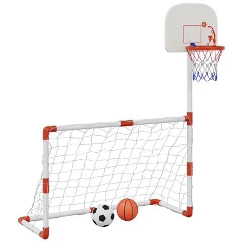 Set da Calcio e Basket per Bambini con Palloni 98x50x70 cm - Foto 1