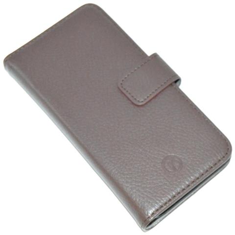 Duo Custodia Originale Flip Folio Book Case Per Apple Iphone 6, 6s, 7, 8, Se 2020 Brown - Foto 1
