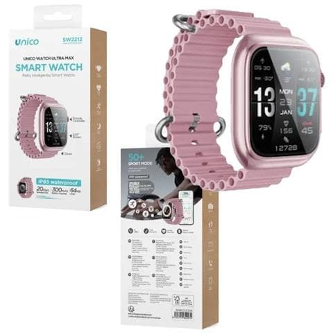 Smartwatch Fit Ws2175 Funzione A.i. Chiamate Hd Bt Rosa 2.01'' Led Cardio - Foto 1