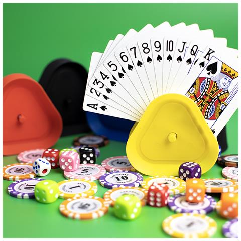 Set Di 4 Porta Carte Da Gioco A Colori - Foto 4