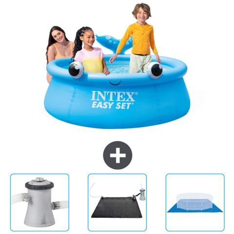 Piscina Fuori Terra - In Giro - 183x183x51 Cm - Blu - Include Accessori Coordinati Cb79 - Foto 1