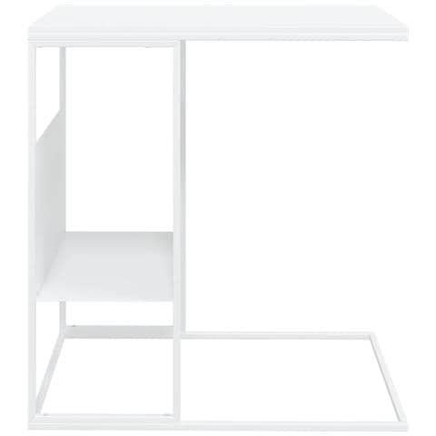 Lusso Casadino -  Tavolino Bianco 55x36x59,5 Cm Legno Multistrato - Foto 2