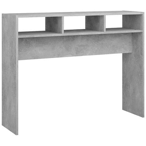 Lusso Casadino -  Tavolino Consolle Grigio Cemento 105x30x80cm Legno Multistrato - Foto 1