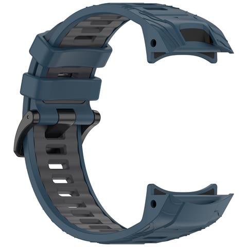 Cinturino In Silicone Bicolore Per Garmin Instinct 3 Blue Modello 2 - Foto 2