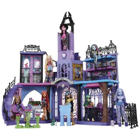 Monster High Casa Delle Bambole Haunted High, Oltre 35 Accessori - Monster High - Hlp88 - Foto 1