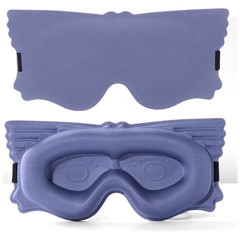Mascherina Per Dormire Sagomata 3d - Blocco Luce Totale Lightpurple - Foto 1