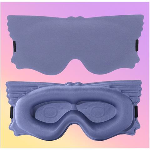 Mascherina Per Dormire Sagomata 3d - Blocco Luce Totale Lightpurple - Foto 3