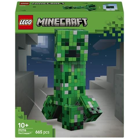 Minecraft 21276 Creeper Giocattolo, Action Figure Snodabile con Scomparto Segreto, Giochi Bambini 10+ Fan dei Videogiochi - Foto 1