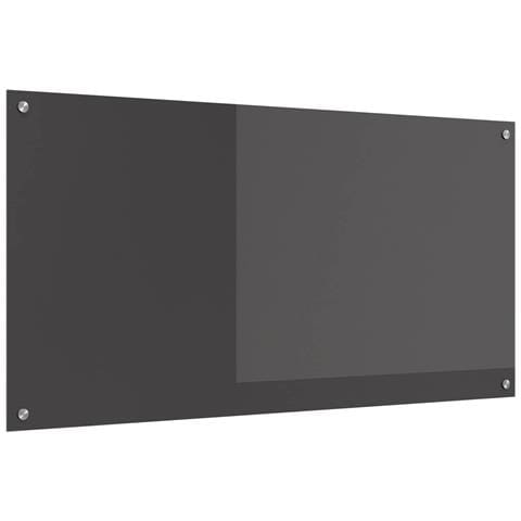 Rivestimento per Cucina Grigio Scuro 120x60x0,6 cm in Vetro Temperato - Foto 1