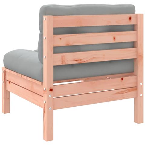 Set Divani Giardino 9 pz Cuscini Legno Massello Abete Douglas - Foto 9