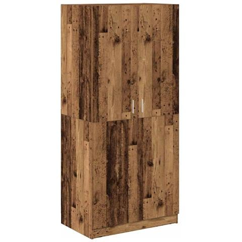Armadio Legno Antico 80x52x180 cm in Truciolato - Foto 1