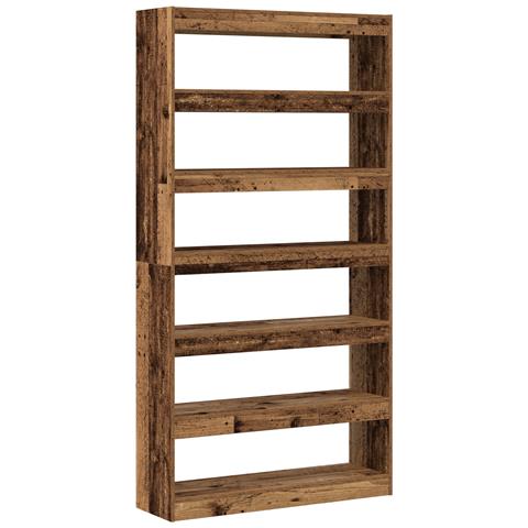 Libreria Legno invecchiato Legno ingegnerizzato 100 x 30 x 198 cm - Foto 1