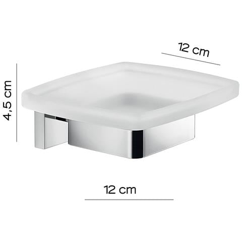 Portasapone Da Muro In Ottone, Alluminio E Cromall A011 Serie Elba Cromato - Foto 2