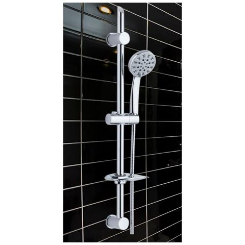 Saliscendi Per Doccia Salvaforo H. 72 Cm Modello Drilux Con Soffione 5 Regolazioni - Foto 1