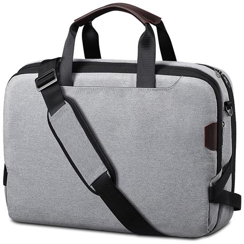 Sithon Borsa A Tracolla Per Laptop Grigia 41 X 28 X 11 Cm - Foto 1