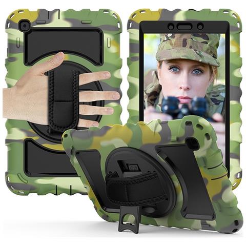 Custodia Per Samsung Galaxy Tab A 8.0"" Con Supporto E Tracolla Mimetica - Foto 1