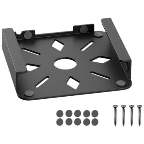 Supporto A Muro Per Mac Mini - Grande, Acciaio Al Carbonio, Salvaspazio Compatibile Con Apple Mac Mini - Foto 1