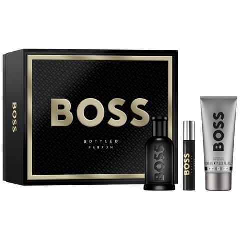 Set : Boss Bottled, Parfum, For Men, 100 Ml + Boss Bottled, Parfum, For Men, 10 Ml + Boss Bottled, Cleansing, Shower Gel, For All Skin Types, 100 Ml - Foto 1