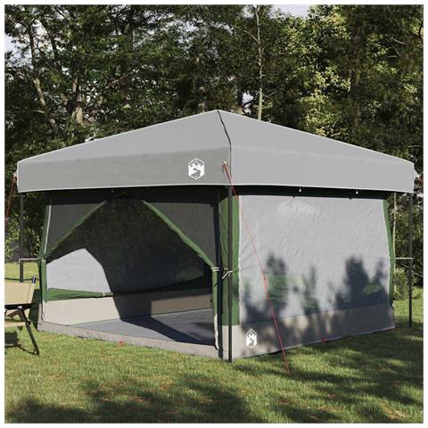 Tenda interna con tetto Verde e Grigio 300 x 300 x 250 cm - Foto 2