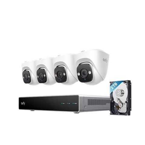 NVR Security System E41 Nero, Grigio, Bianco - Foto 1