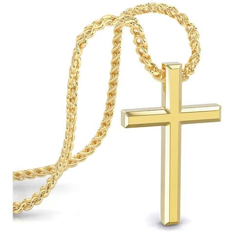 Collana Da Uomo Premium Destino | Acciaio Chirurgico Inossidabile 316l, Oro, 60 Cm - Foto 1