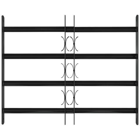 Griglia Finestra Nero 75.5 x 60 cm Acciaio verniciato a polvere - Foto 2