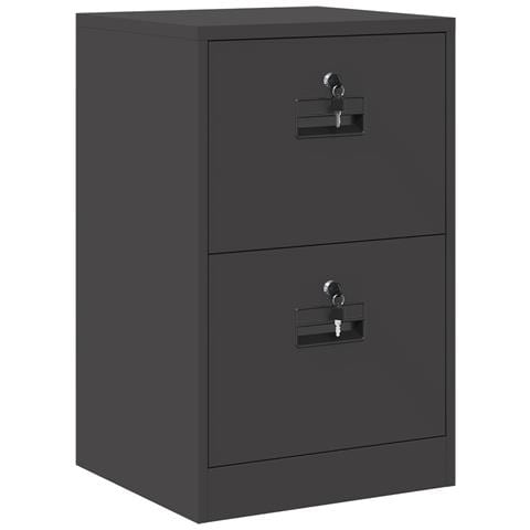 Armadio per File con cassetto Nero 44 x 50 x 106.5 cm - Foto 1