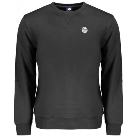 FELPA NERA CON ZIP PER UOMO - Colore: Nero, Taglia: M - Foto 1