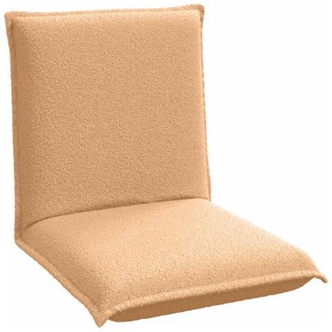 Sedia a pavimento regolabile Beige Tessuto in Lana di Pecora - Foto 1