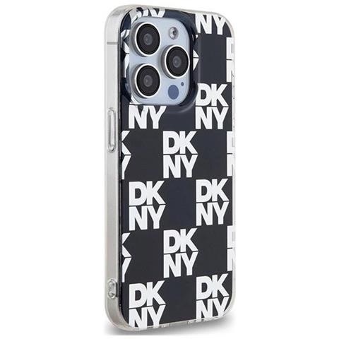 Dkny Iml Custodia A Righe E Tinta Unita Per Iphone 15 Pro Max - Nera - Foto 2