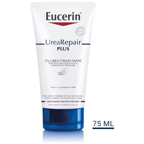 Eucerin Urearepair Crema Mani 5% 75 ml - Foto 1