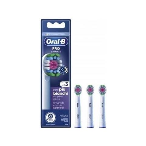 Oralb Power Refill EB18-3 3D White 3 Pezzi - Foto 1