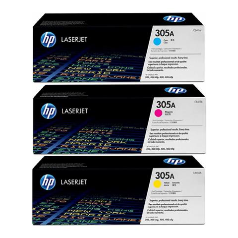 CF370AM Toner Originale Ciano / Magenta / Giallo per HP LaserJet Pro 400 / M451dn Capacità 2600 Pagine - Foto 2