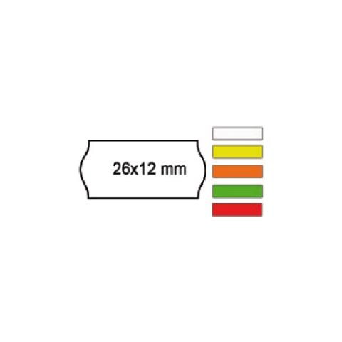 pack 10 rotoli 1000 etich. 26x12mm onda rosso perm. printex - Foto 1
