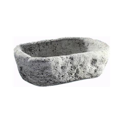 Fioriera Vaso Mortaio Decorgarden Pietra Antica Cm. 60x37xh20 Art. 531689. - Foto 1