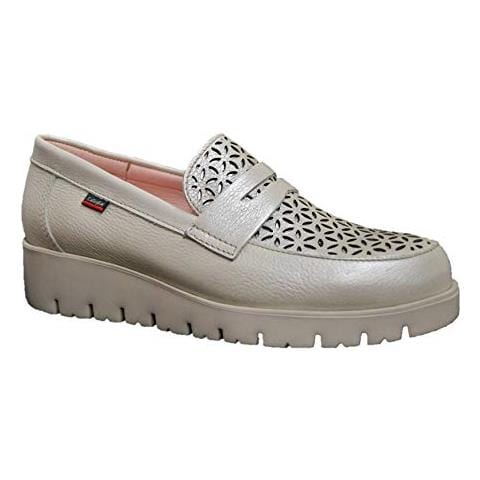 89851 Sneakers Scarpe Slip On Mocassini Ultralight Donna Pelle Beige 39 - Foto 1