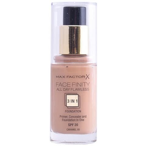 Facefinity 3 In 1 Primer, Concealer And Foundation Spf20 85 Caramel 30ml - Fondotinta - Foto 2