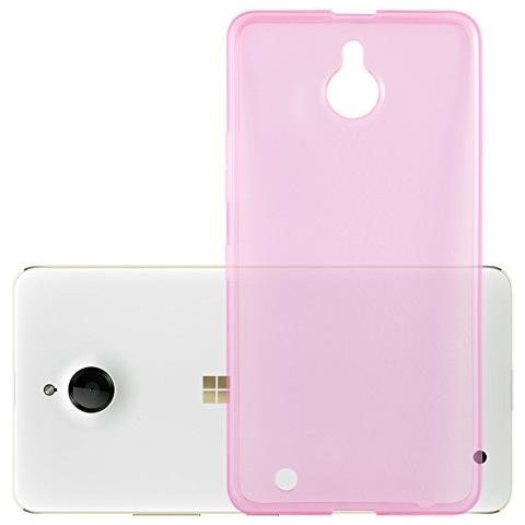 Custodia Compatibile Con Nokia Lumia 850 In Rosa Transparente - Coperchio Protettivo In Silicone Tpu Flessibile - Foto 1
