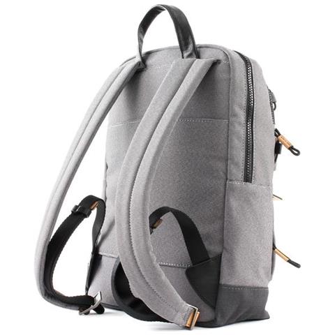 PIQUADRO - Zaino Blame Zainetto Piccolo In Pelle E Tessuto Grigio Ca4862bl  / gr - ePRICE