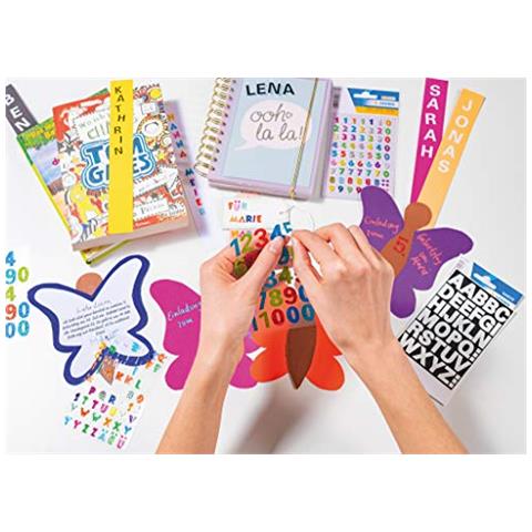 3279 - Adesivi Con Numeri, Glittery - Foto 2