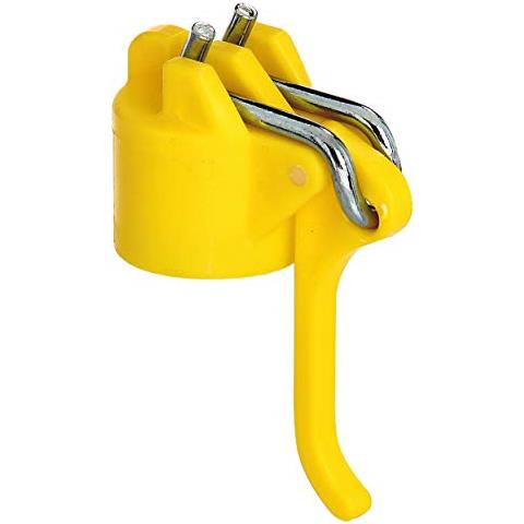 Gah Alberts 654 252 - Mm Tendifilo Coperchio Per Pali Stendibiancheria In Plastica Per Tubi Dal Diametro Di Colore 44: Giallo - Foto 1