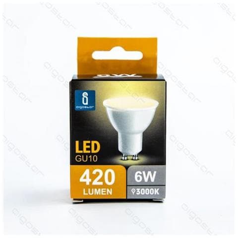 Faretto Led Gu10 A5 6w 420 Lumen Color Box 3000k Luce Calda Misura D50h55mm Equivale A 40w Incandescenza - Foto 2