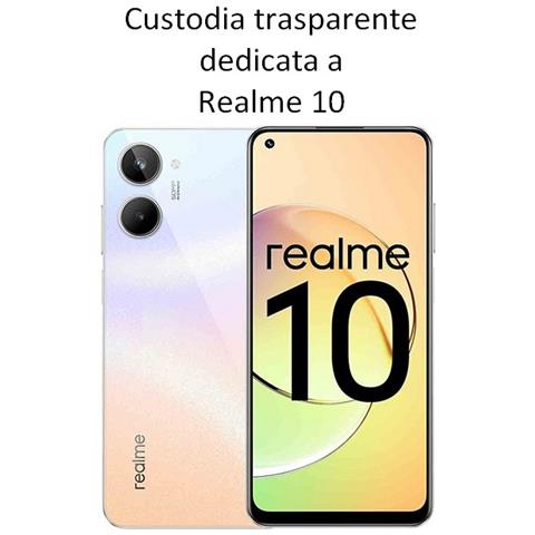 Ultra Slim Custodia Tpu Silicone 0,3mm Cover Case Per Realme 10 Trasparente - Foto 2