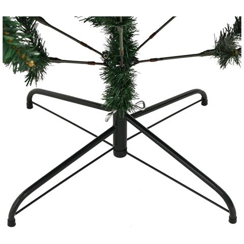 Albero Di Natale Artificiale Incernierato Con Base 240 Cm - Foto 2