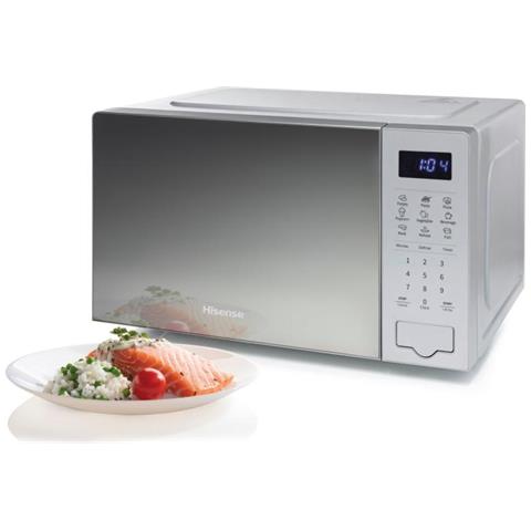 Forno Microonde 20 Litri 700 Watt Argento Specchio H20MOMS4 740314 - Foto 2