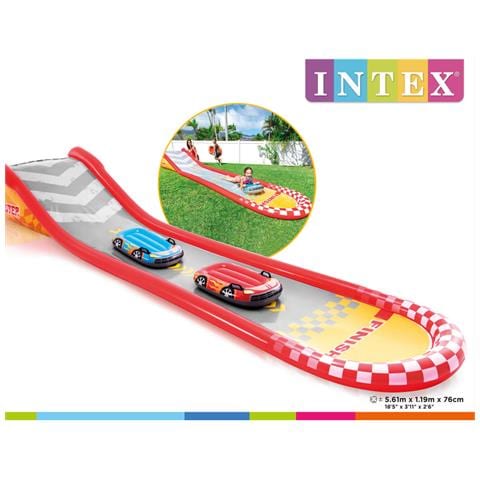 Scivolo Con Pista Racing Fun Slide 561x119x76 Cm - Foto 3